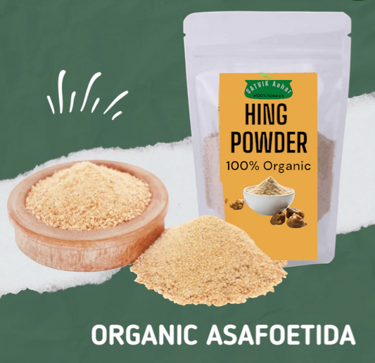 SATVIK Aahar 100% Organic Hing/Asafoetida Powder, 100 Gm